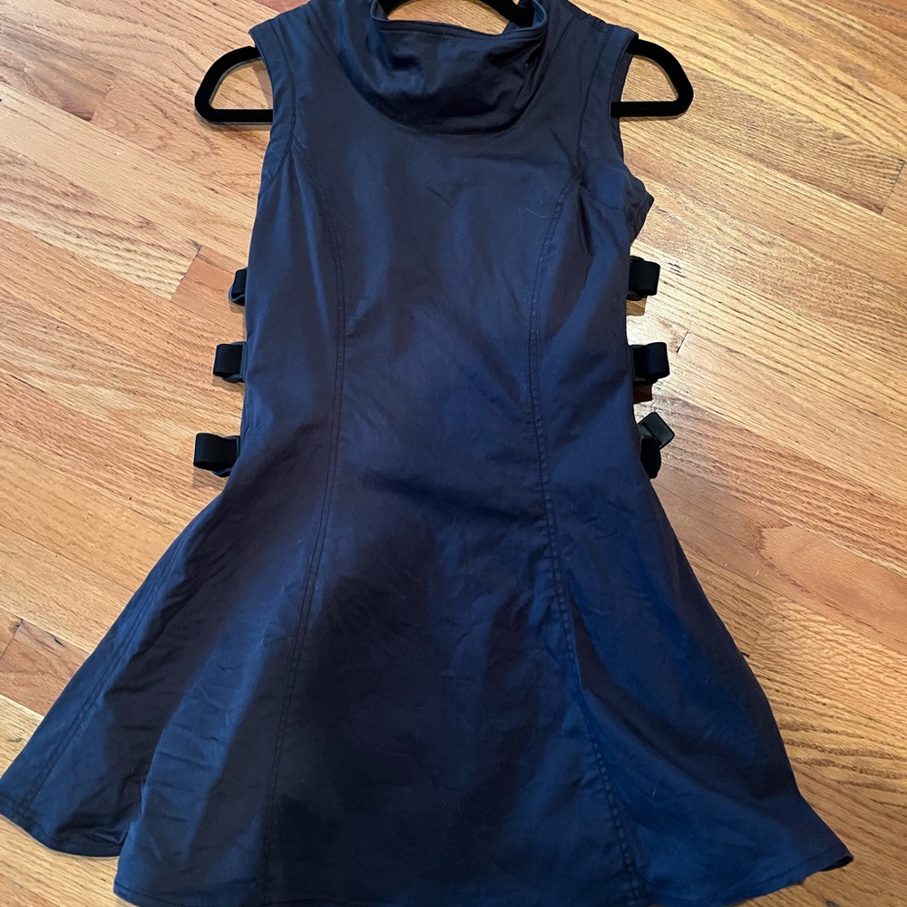 Crisiswear Medtech Dress cyber goth size 2 Dark Gray - Picture 2 of 4